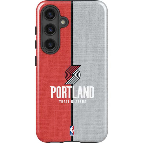 NBA Portland Trail Blazers Canvas Galaxy S25 Impact Case